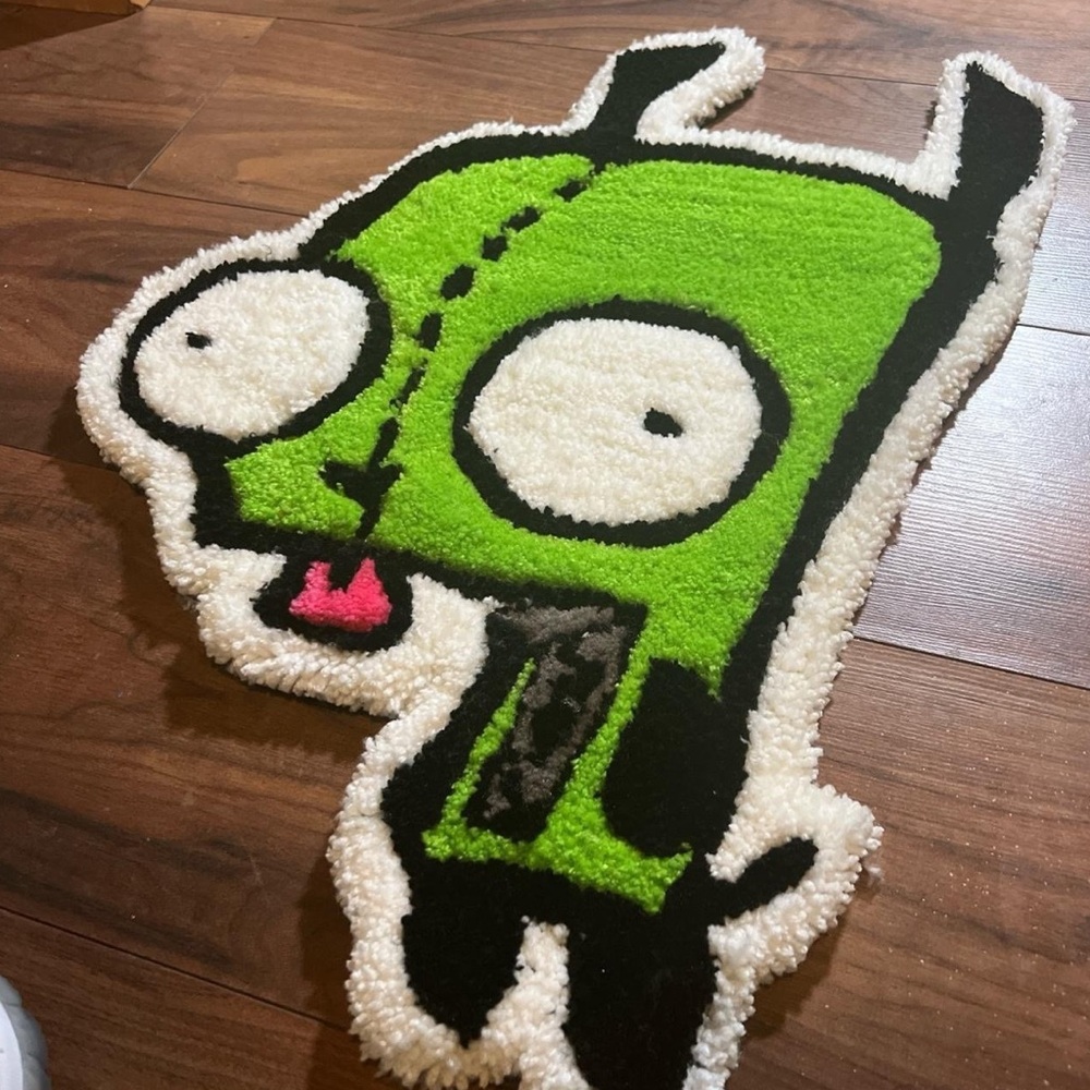 Handmade Invader Zim Gir Rug - Picture 3 of 3